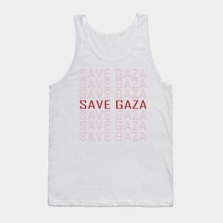 save gaza palestine Tank Top